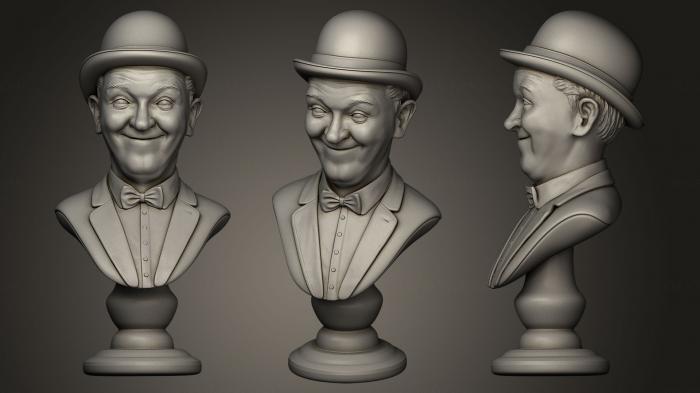 Busts and bas-reliefs of famous people (BUSTC_0356) 3D model for CNC machine